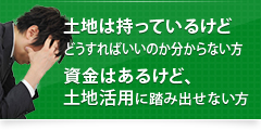 土地は持っているけどどうすればいいのか分からない方